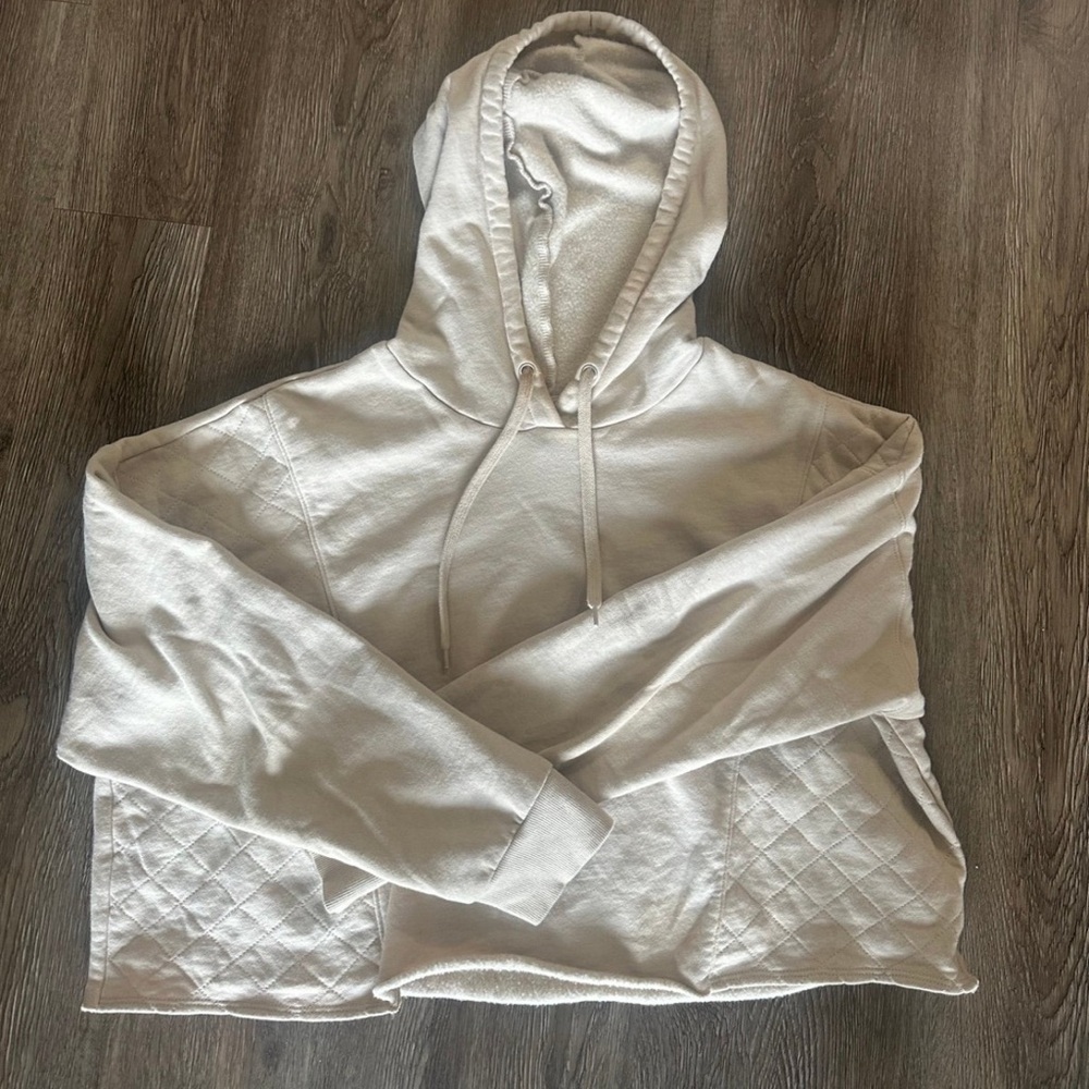 White sweatshirt hoodie